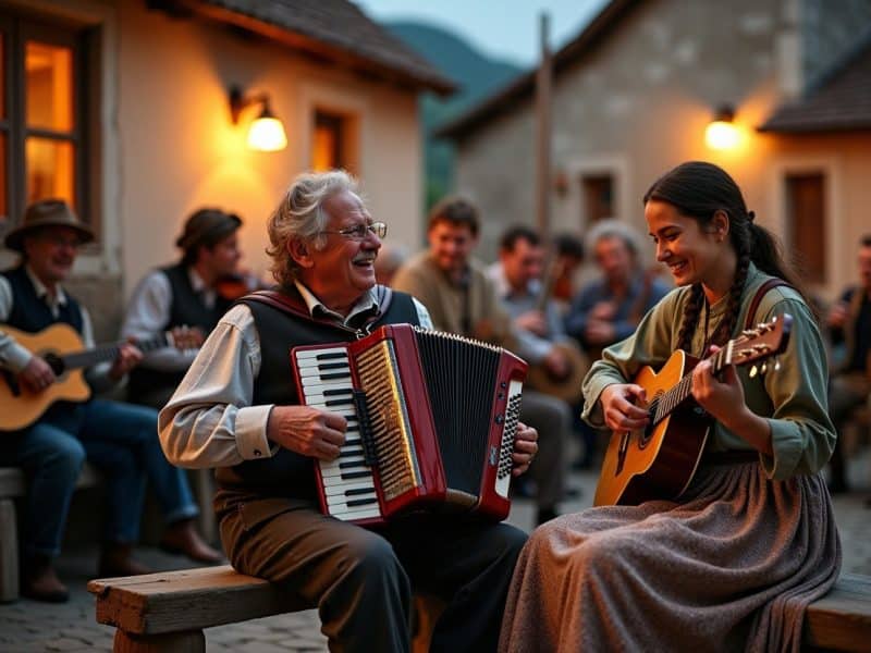 Wie ist die Volksmusik entstanden?