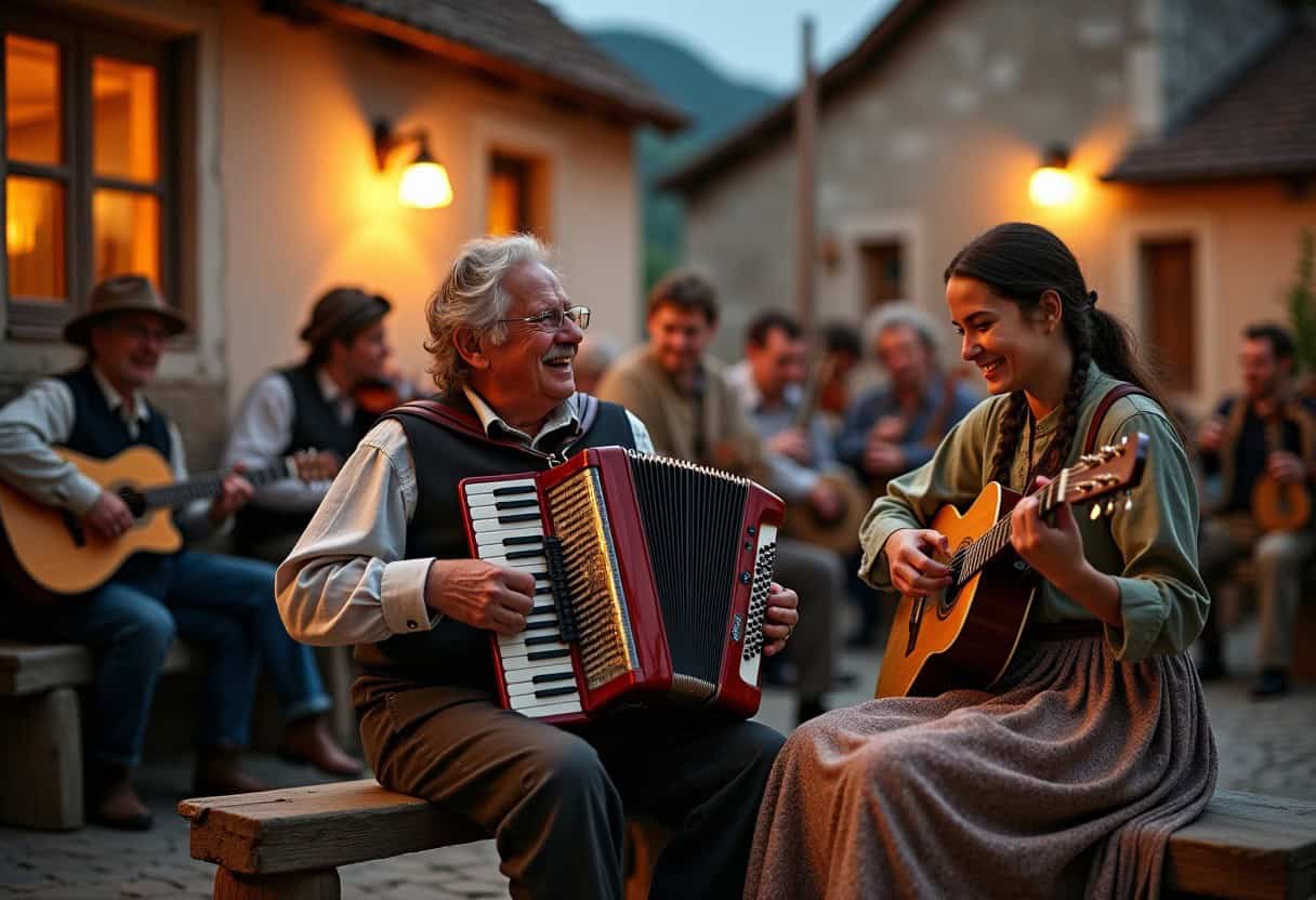 Wie ist die Volksmusik entstanden?