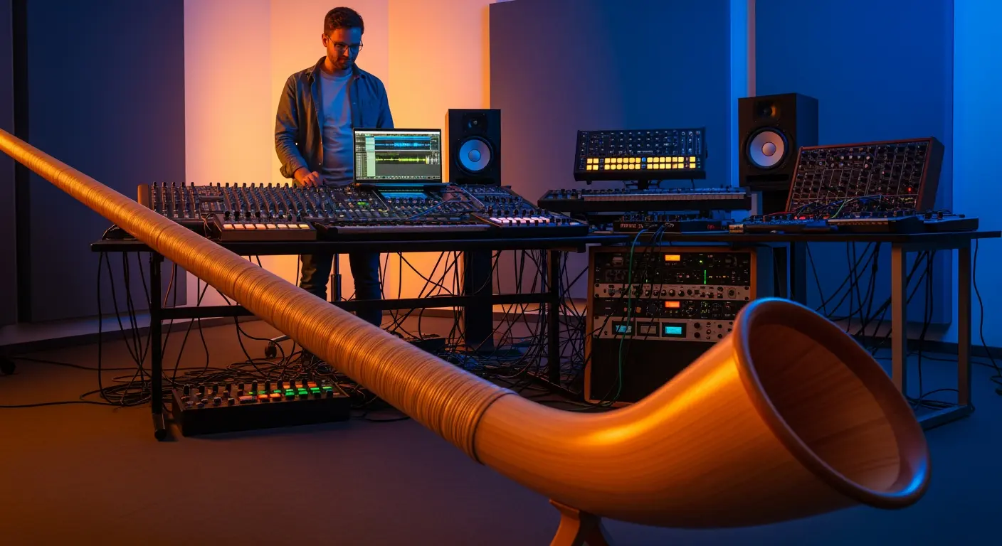 Wie verschmelzen Alphornklänge mit elektronischen Beats in modernen Produktionen?