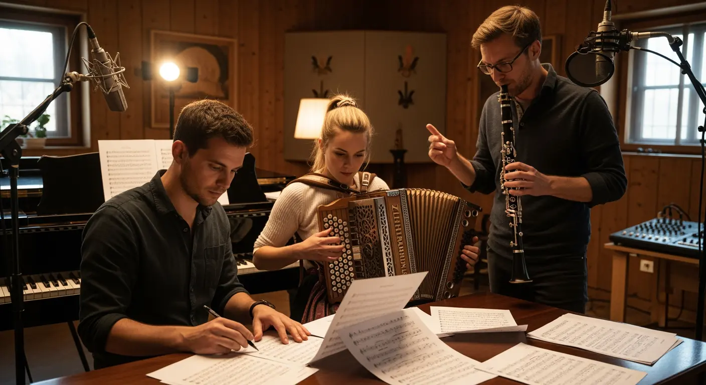 Jazz-Harmonien treffen auf Ländler-Rhythmen: Welche Herausforderungen entstehen beim Arrangement?