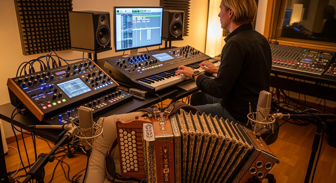 Steirische Harmonika meets Synthesizer: Welche technischen Herausforderungen gibt es?