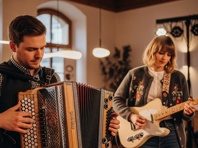 Zwischen Akkordeon-Melodien und Indie-Gitarren: Wie verschmelzen Folk-Traditionen mit Pop-Strukturen?